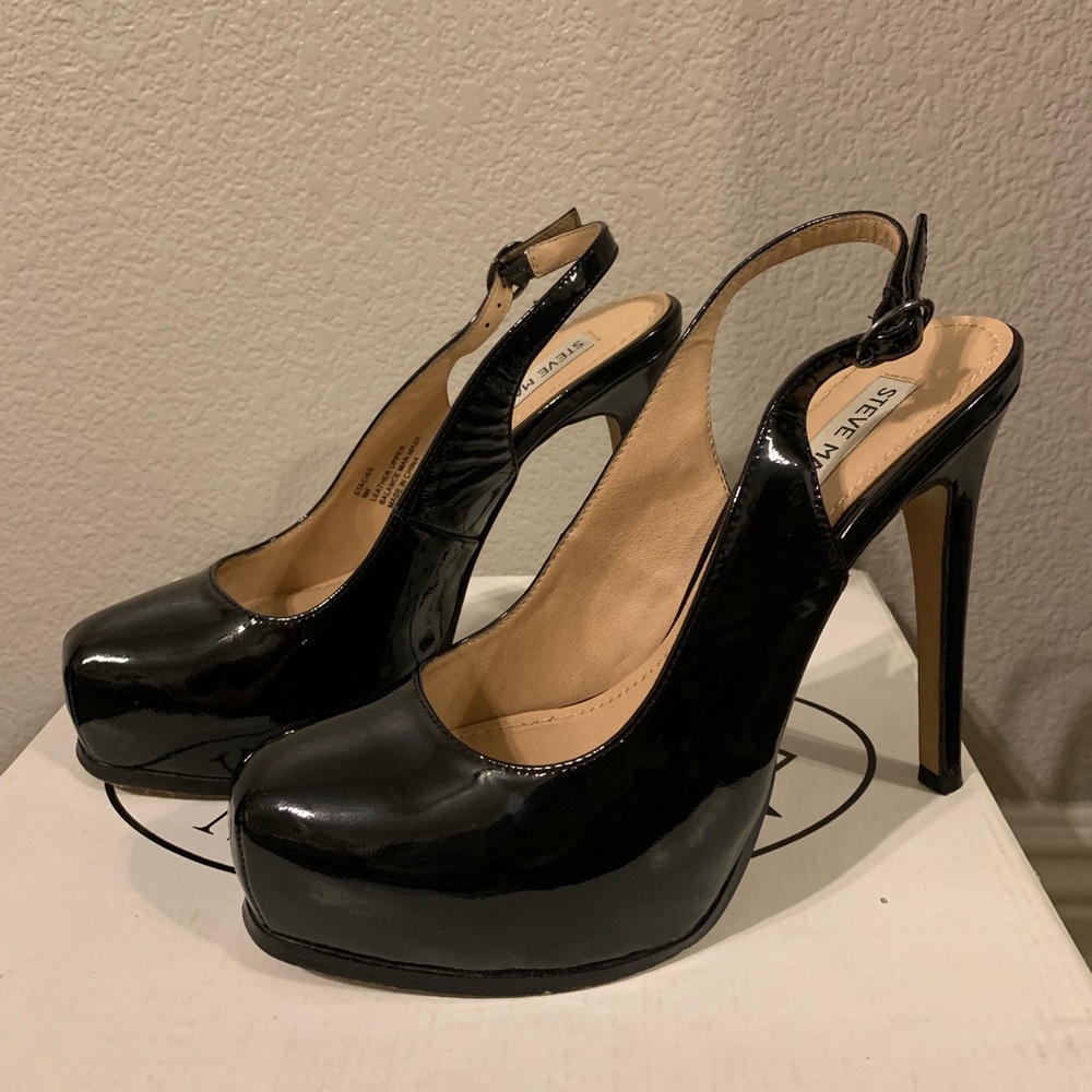 Steve Madden Stacie leather Patent heels
